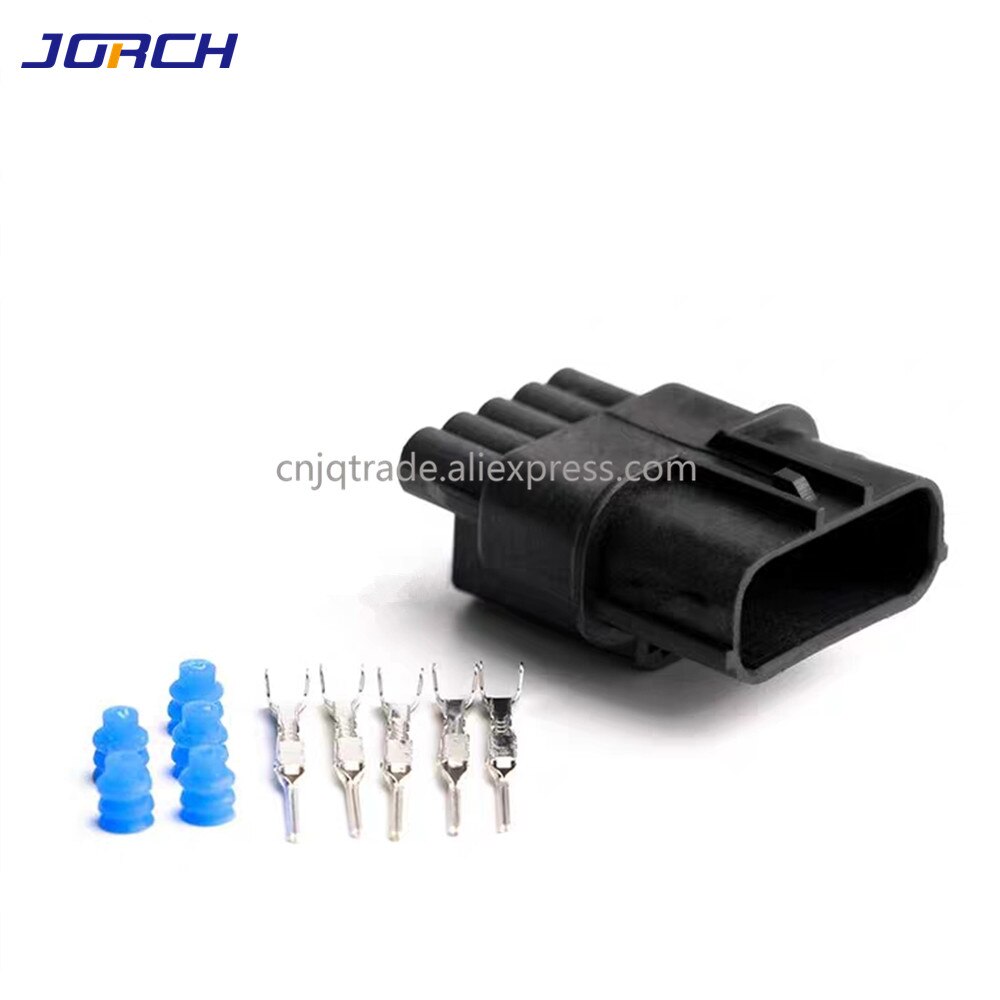 5 Sets 5 Pin 6189-1081 Vrouwelijke Mannelijke 1.2 Mm Auto Waterdichte Connector Plug Auto Zuurstof Sensor Plug Voor sumitomo Truck: 5P Male / 20 sets