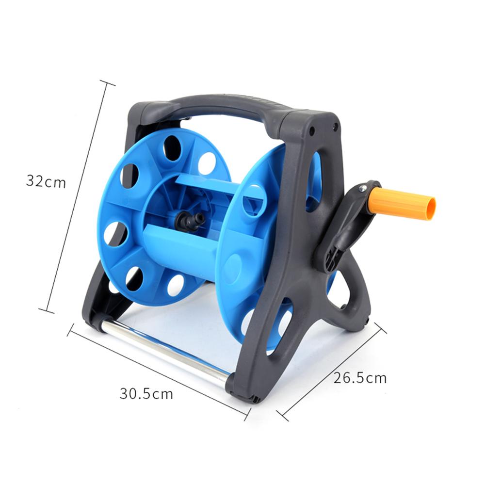 Garden Hose Reel Stand Water Pipe Storage Rack Cart Holder Bracket for 20m 1/2 Inch Hose Frame Irrigation Supplies Portable: Default Title