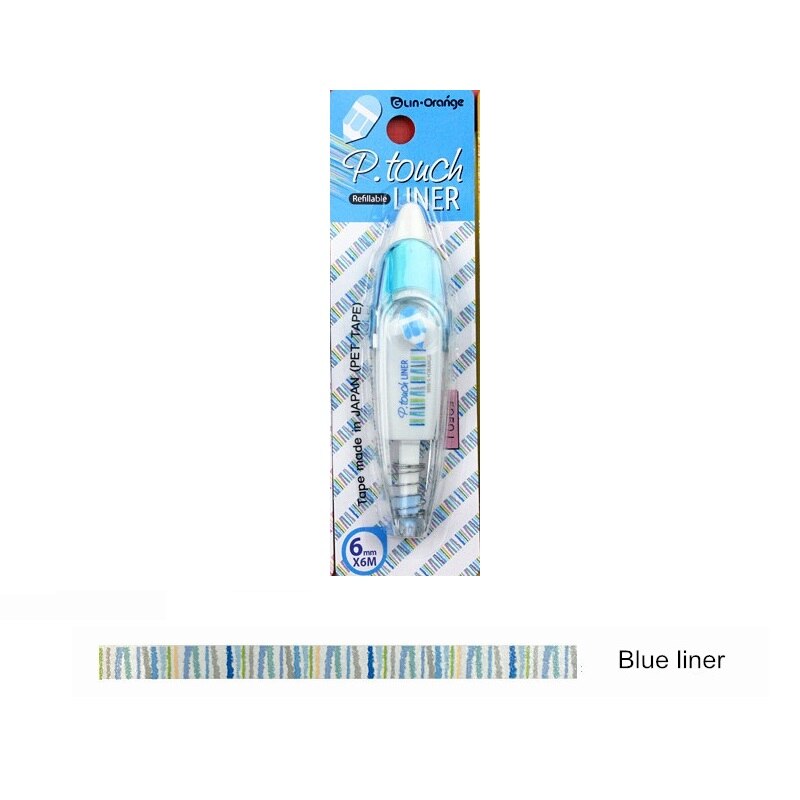 Dot Liner Highlighter Tape Decorative Marking Macaron Lace Correction Tapes for Schedule Stationery Office School Supplies A6876: Blue liner
