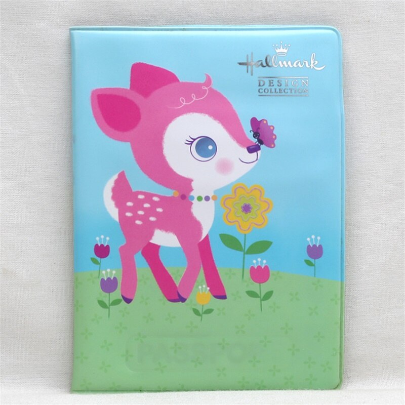 Vrouwen Hond Patroon Paspoort Cover Voor Travel Accessoires Pvc Id Bank Kaarthouder Georganiseerd Bag: Fawn