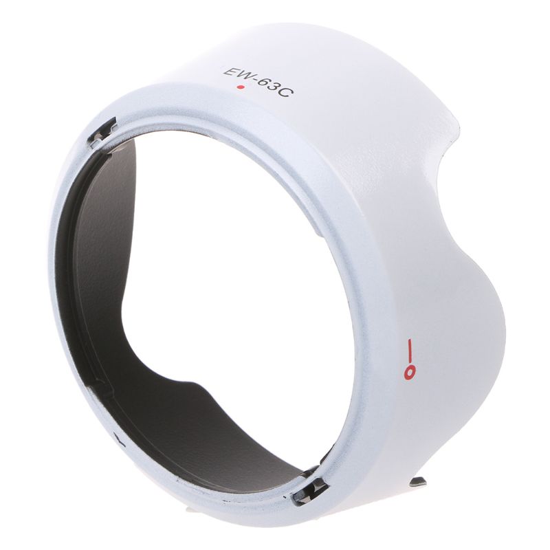 Witte ew -63c ew63c camera zonnekap accessoires 58mm voor canon 700d 760d ef -s 18-55mm f /3.5-5.6 is stm goede foleto