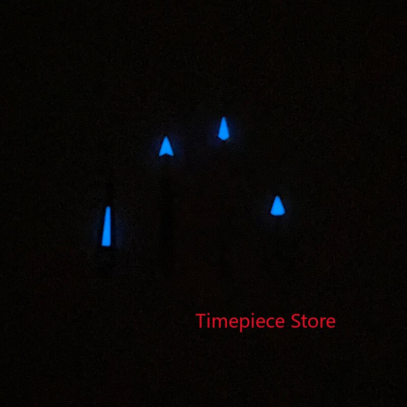 Silver Red Watch Hands Make For DG3804 Pearl DG5833 GMT Super Blue Luminous Silver Aqua Terra Style Mens Watch