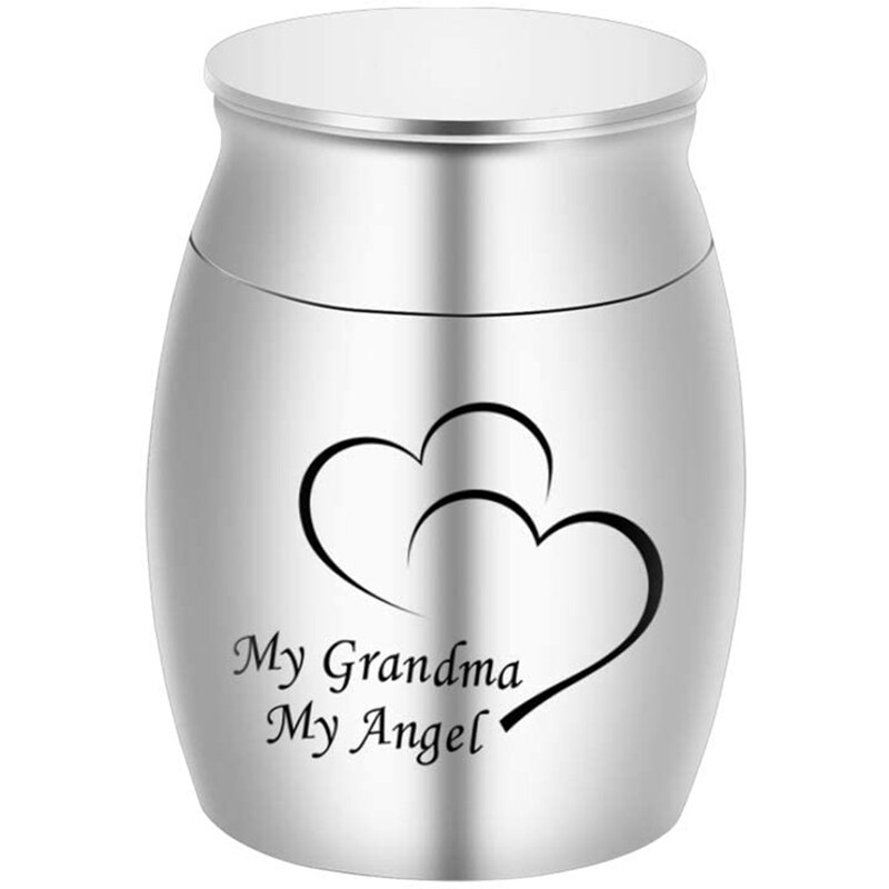 Incisione Mini Cremazione Urne per Pet/Umani Ceneri Scrigno Funerale Perdita di Amore In Acciaio Inox Cremazione Urna Vaso: SV7