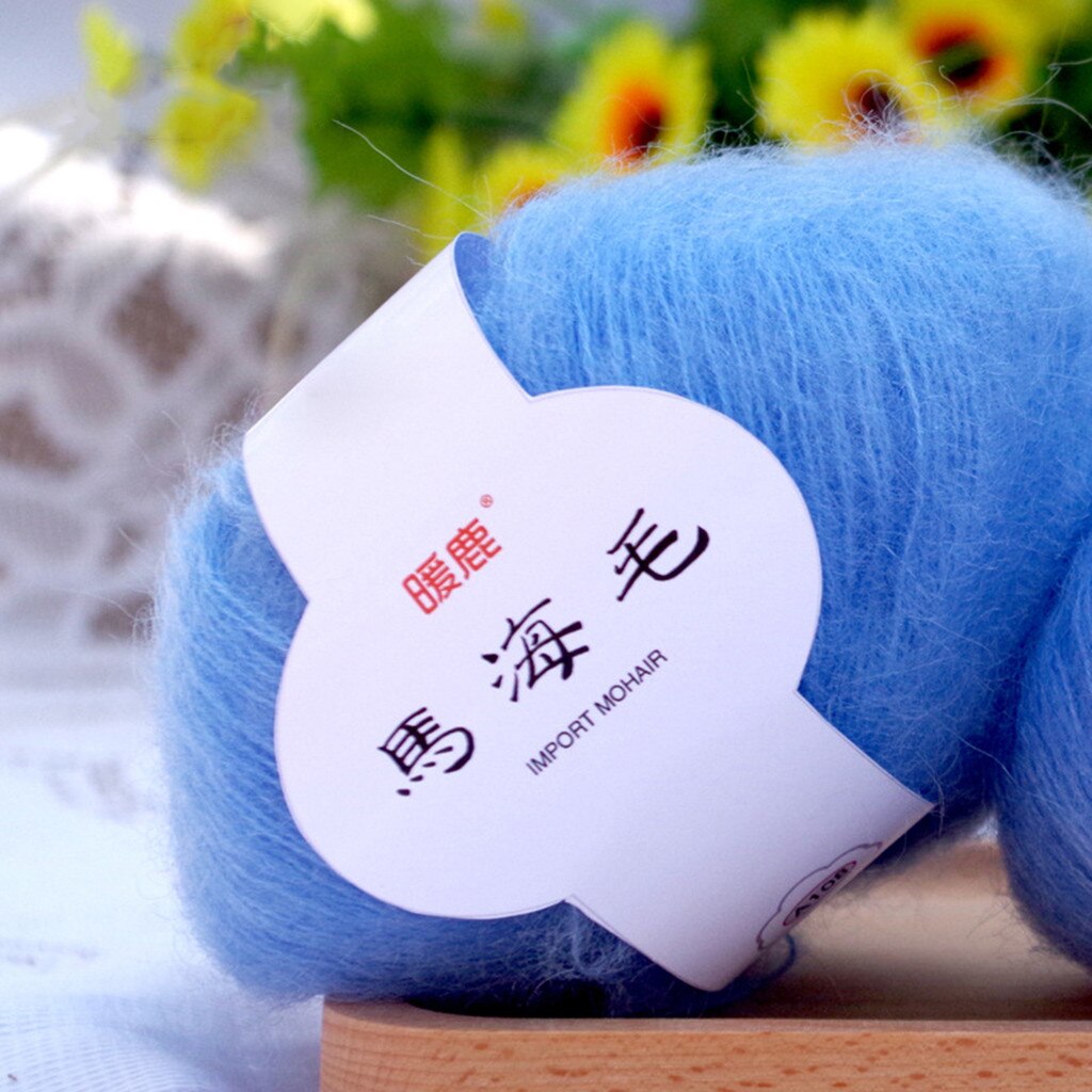 Zachte Mohair Breien Wol Garen Diy Shawl Sjaal Haak Draad Levert Comfortabele Duurzaam Mohair Breien Materiaal Wol