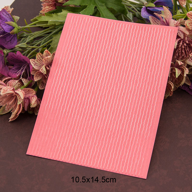 Straight Line Embossing Folders Plastic For Card Making Supplies Paper Craft Supplies Scrapbooking Embosser Stencil DIY
