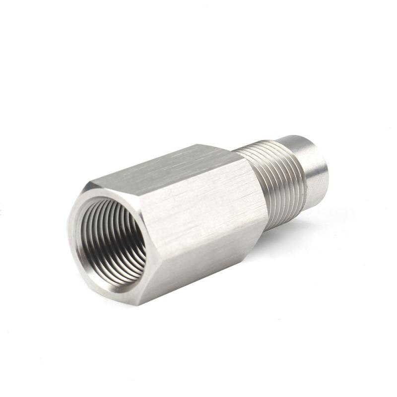 Accesorios para coche M18x1.5 Sensor de oxígeno O2 adaptador espaciador Bung Adaptador convertidor catalítico Fix Check Engine Light Fix P0420 code