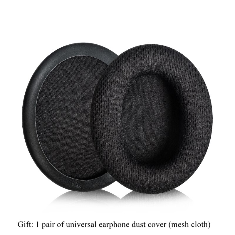 Almohadillas de cuero gruesas de repuesto para auriculares HyperX Cloud Alpha Pro / flight / stinger / cloud II 2, funda de cojín de esponja con memoria: Mesh B