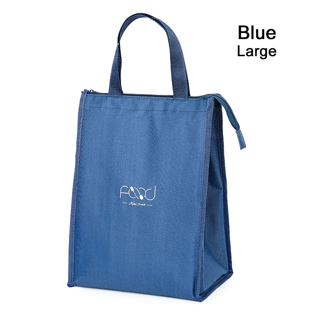 Wodoodporna torba do przechowywania Piknikowy organizer śniadaniowy Cooler Lunch Bag Lunch Box Izolowana torba termiczna: Opcja 2 / Black