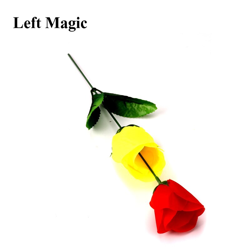 Discoloration Roses (Red Change Yellow) Rose Magic Tricks Change Valentine &#39;S Day Color Roses Flower Magic Trick Fun Toys