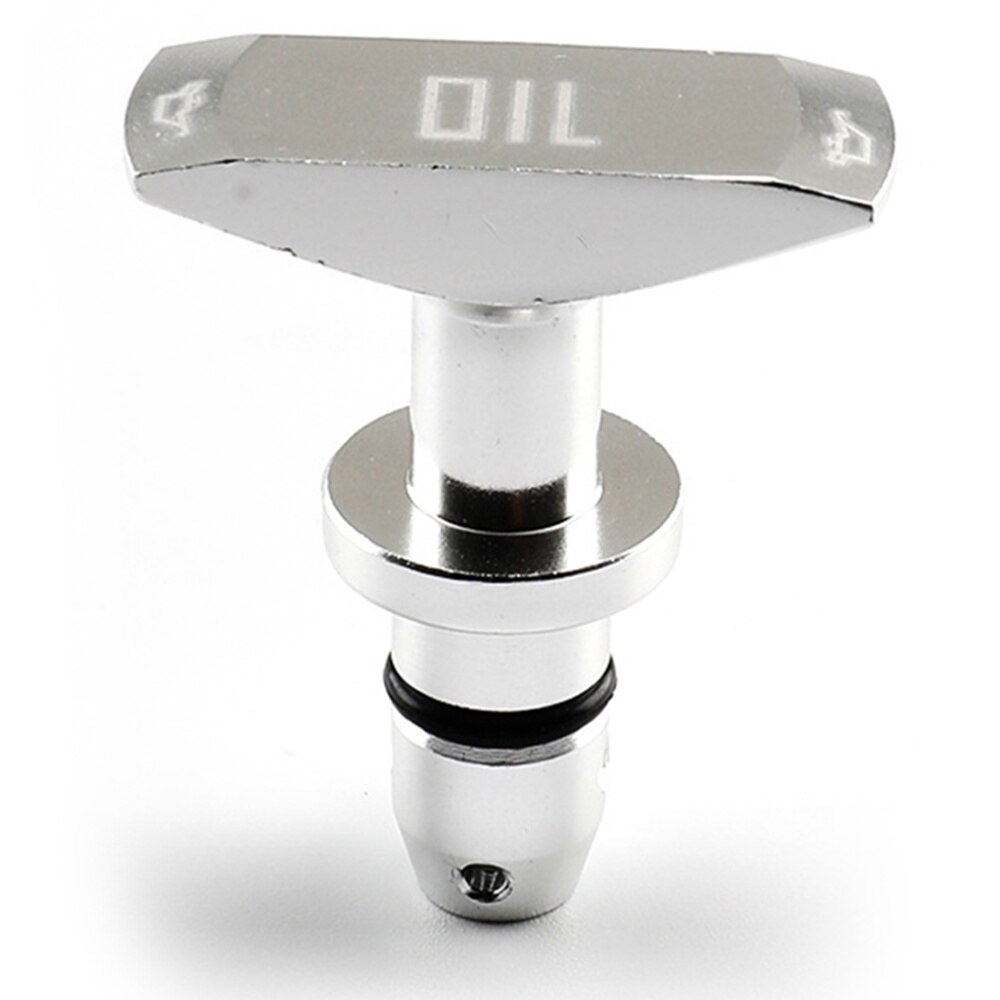 Vervanging Motor Oliepeil Peilstok Handvat Auto Modificatie Levert Compatibel Voor Gt V8 GT500 (Zilver)