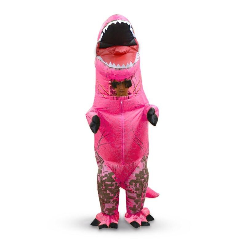 Inflatable Dinosaur Costume Mascot Child Adults Halloween Blowup Outfit Cosplay XX9E: HP-S