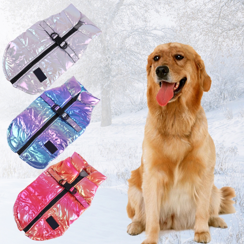 Winter Warme Overall Für Hunde Wasserdicht Haustier Hund Regenbogen Reflektierende Kleine Hund Kleidung Welpen Unten Jacke Französisch Bulldogge Weste Mantel