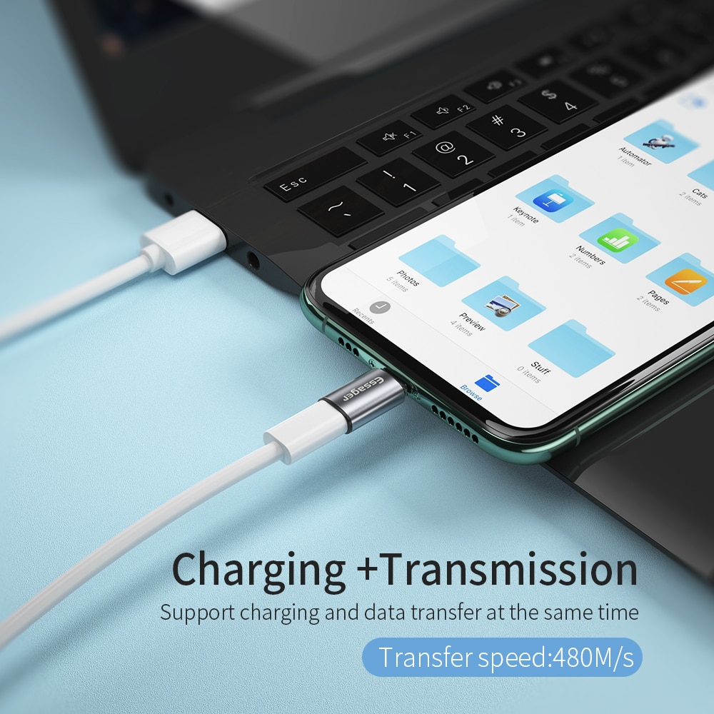 Essager Magnetische Micro Usb Adapter Voor Iphone Samsung Xiaomi Micro Usb Female Naar Type C Male Kabel Magneet Converters Connector