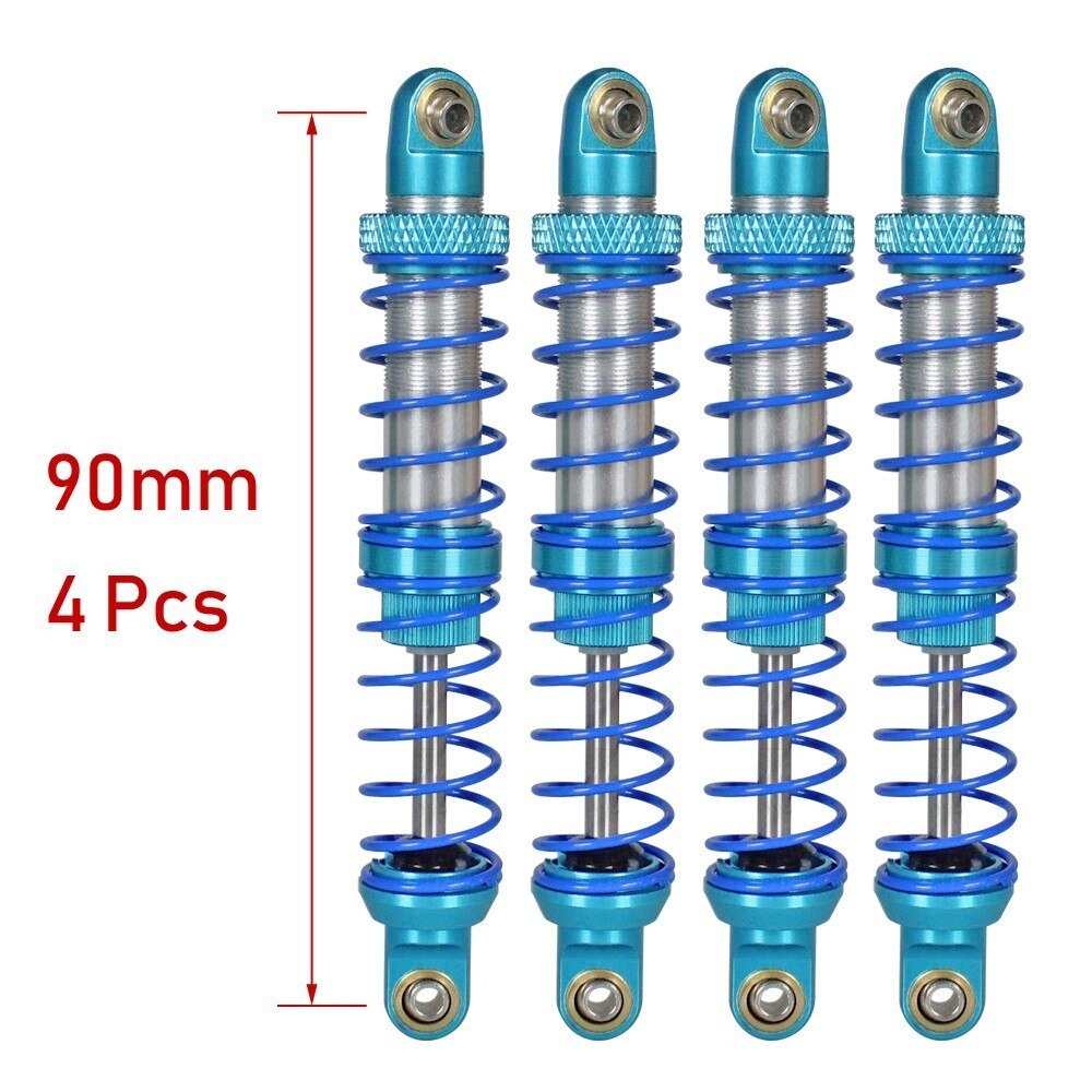 Öl Einstellbare 80mm 90mm 100mm 110mm 120mm Metall Stoßdämpfer Dämpfer Für 1/10 Rc Auto teile Lkw Crawler Axial Scx10 Trx4 D90: 90mm 4pcs