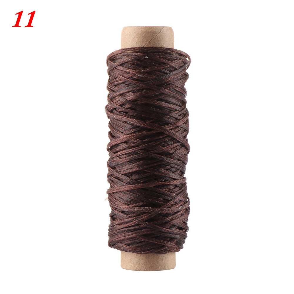 30m/roll 210D Waxed Thread Cotton Sewing Line Flat Cord String Strap Hand Stitching Thread For Leather Handicraft Tool Sewing: 11