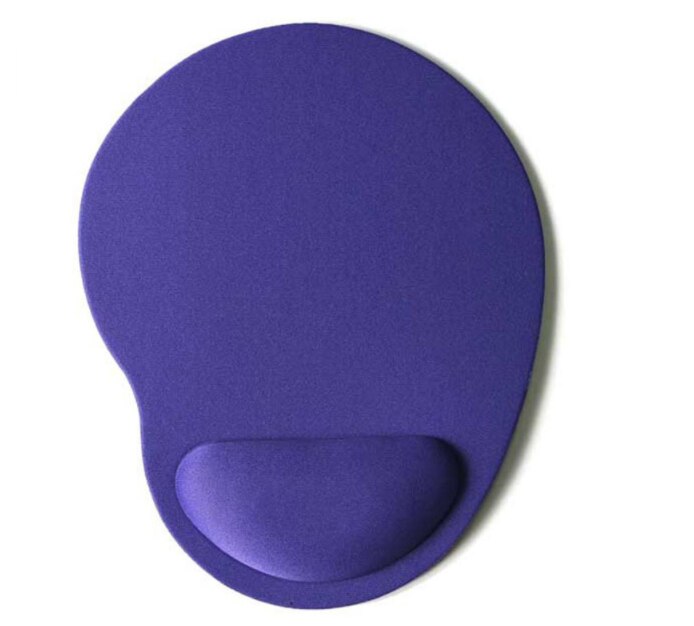 Solid Kleur Muismat Eva Polsband Gaming Mousepad Muizen Mat Comfortabele Muismat Gamer Voor Pc Laptop: purple