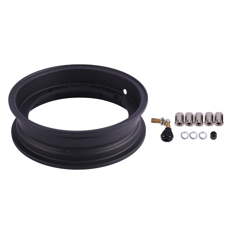 Rueda de aluminio de motocicleta de 10 pulgadas, llantas circulares para Scooter Vespa Piaggio PX 125 150 200 LML Star T5 Rally R25