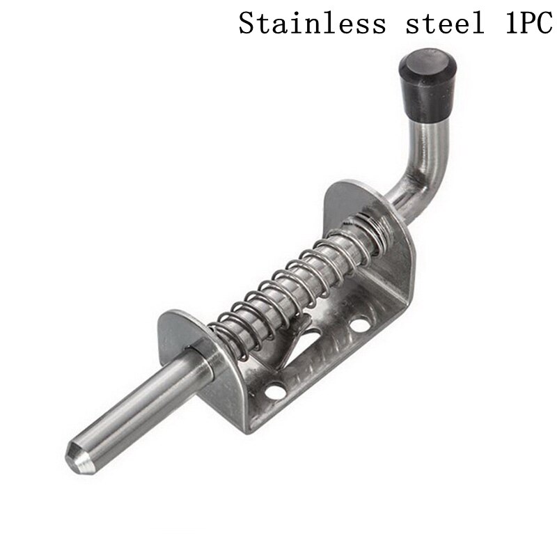 1PC Spring Latch Loaded Metal Security Barrel Bolt Latch 128mm*32mm Silver Tone Spring Latches Door Cabinet Hinges Hardware: Bronze