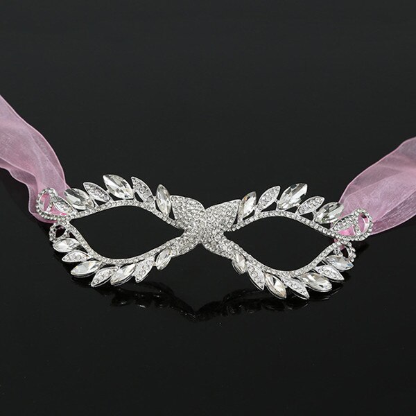 Frauen Mädchen Legierung Strass venezianisch Maskerade Maske Hochzeit Kostüm Party Maske Für Ball Prom Zeigen Cosplay Mardi gras: 4