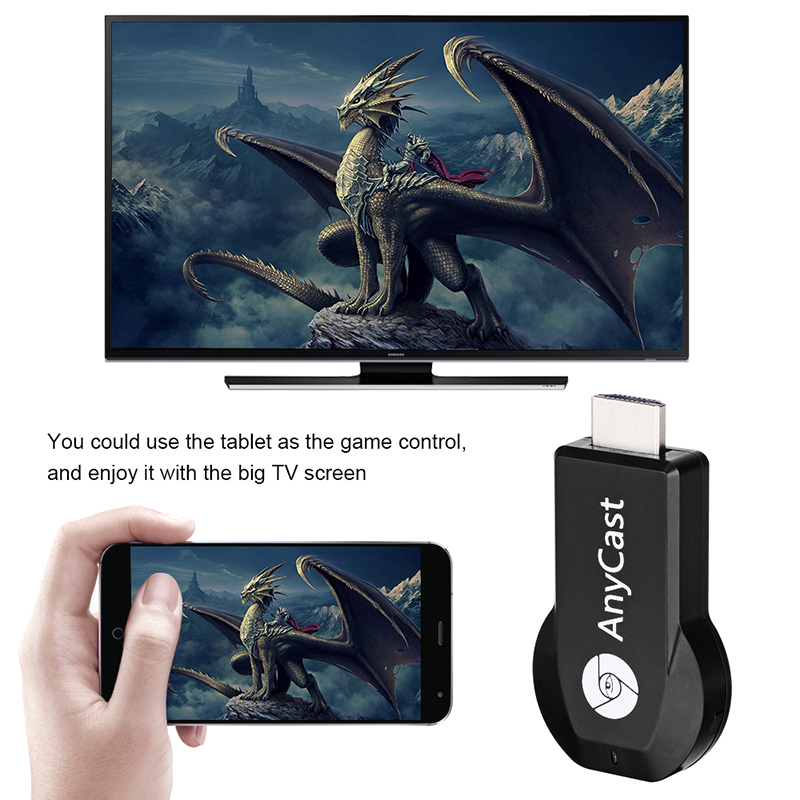 Anycast M2 Plus Miracast Tv Stick Gongle Draadloze Mini Stok Anycast Wifi Display Spiegel Ontvanger Miracast Scherm Hdmi 1080P hd