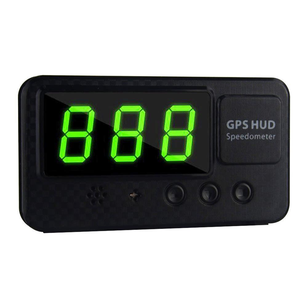 Universal auto digital bil gps speedometer hastighedsvisning km/t mph til bilcykel motorcykel overhastighed alarm indstilling nem opsætning