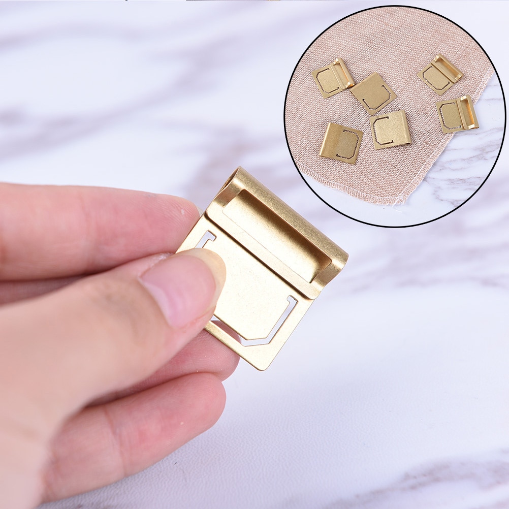 6 teile/paket Jahrgang Kupfer Nachricht Schule Nette Ordner Durcheinander Index Klemme Etikett 2,8 cm * 2,7 cm Metall Papier Clip