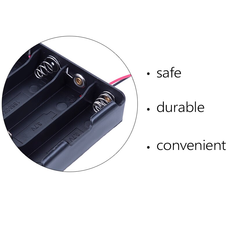 Pojemnik na baterie DIY baterie zacisk mocujący pojemnik z drut ołowiany Szpilka 1x 2x 3x 4x obudowa robić przechowywania baterii ConnectFit