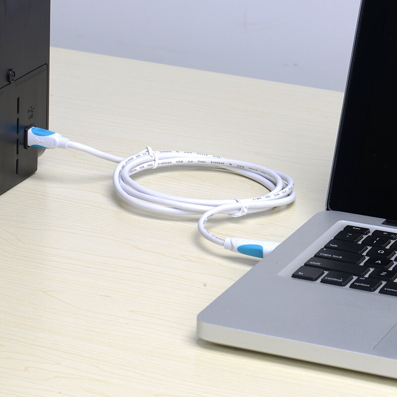 Vention usb-kabel för skrivare hög hastighet a till b hane till hane usb-skrivare kabel datasynk för 3d etikettskrivare lenovo 1m 2m 3m