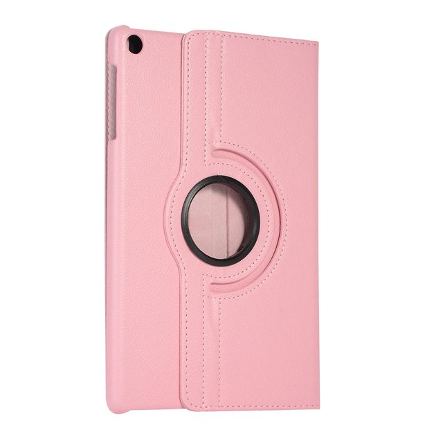 Case for Samsung Galaxy Tab A 10.1 T510 T515 SM-T510 SM-T515 Rotating Cover Tablet Funda for Samsung Tab A 10.1 Case: Pink