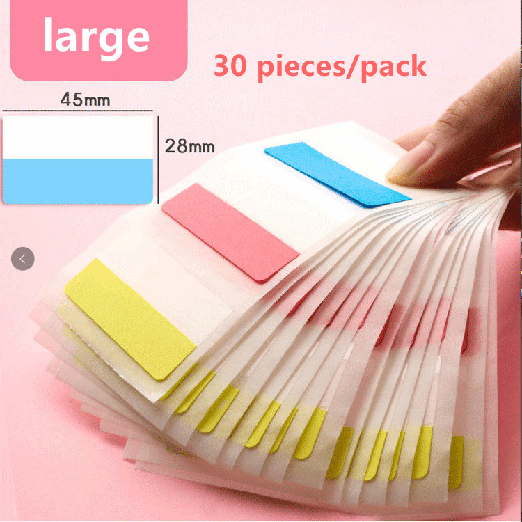 Huisdier Plastic Index Sticker Categorie Etiketten Leuke Sticky Notes School Student Bladwijzer Papier Zelfklevende Instructie Sticker: A1