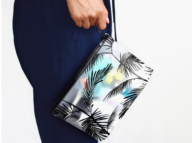 Make-Up Ziplock Opbergtas Etui Pvc Waterdicht Tandenborstel Tandpasta Toilettas Wassen Pouch Cosmetic Bag Travel Organizer