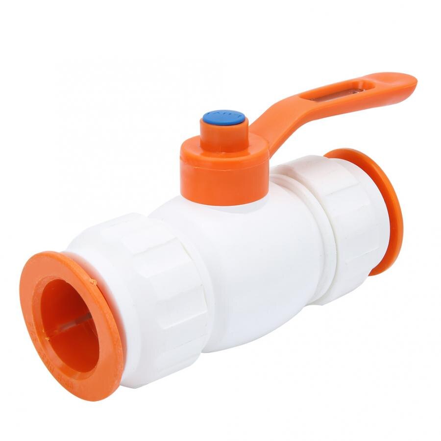 PPR Plastic Ball Valve Pipe Quick Connection Valve Water Pipe Accessories 32mm for PPR PE PVC Common Water Pipe