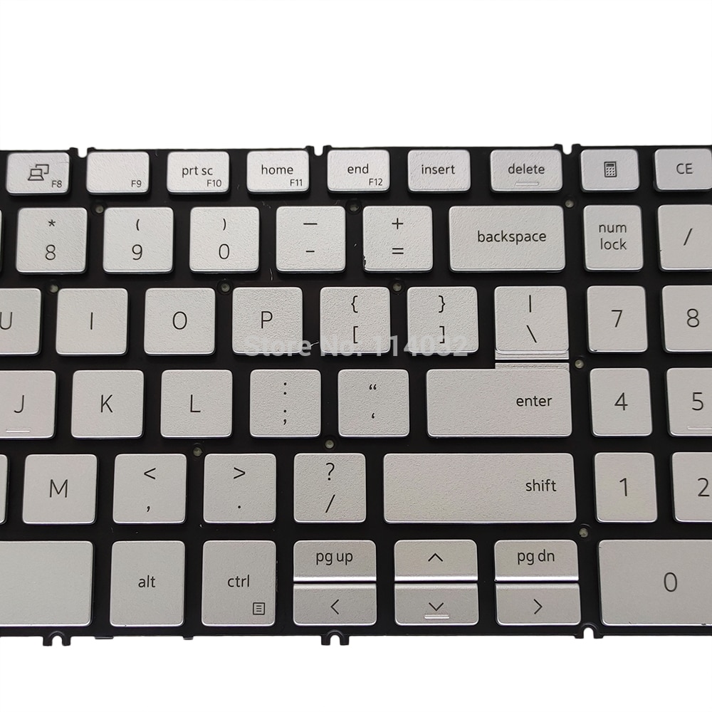 0GMXMJ backlight keyboard 7591 Replacement keyboards for Dell Inspiron 15 7591 5584 7590 7791 US English silver original