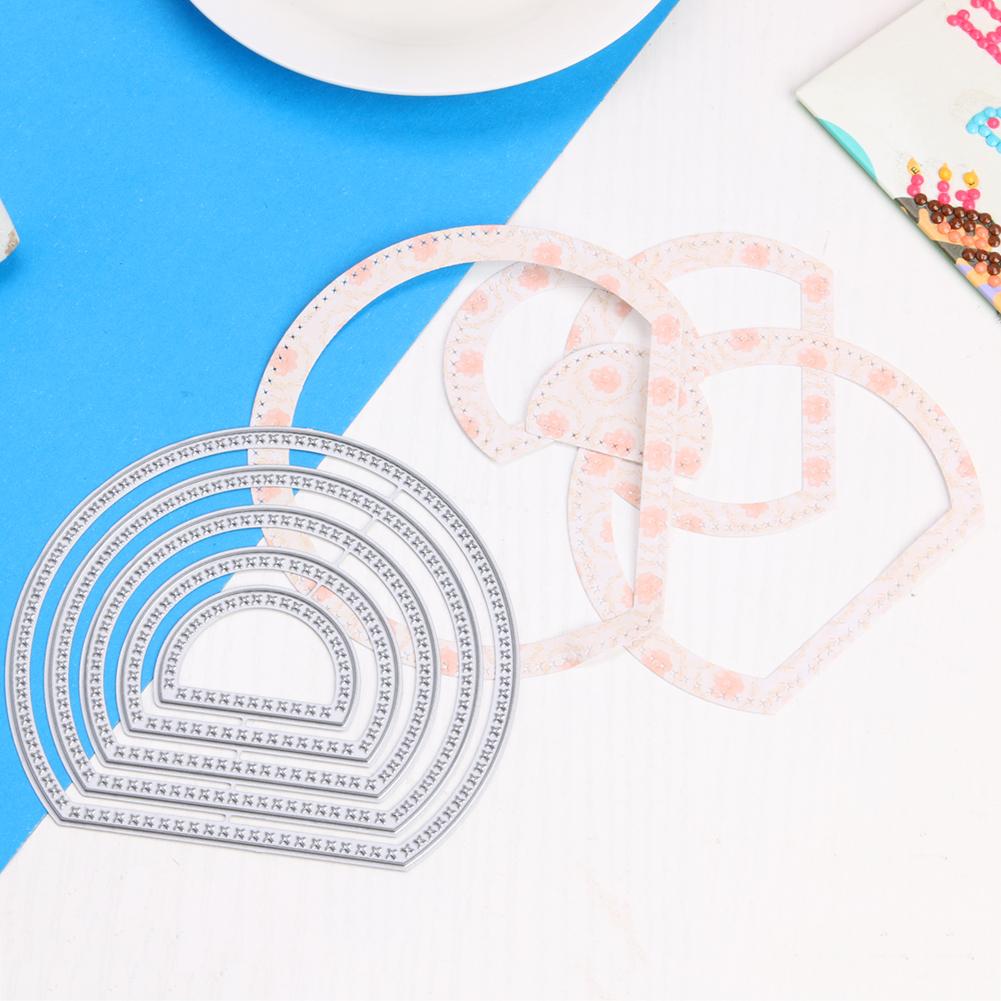 Metal Frame Dies Circle Stencils for Embossing Paper DIY Scrapbooking Wedding Cards Photo Album Delicate Making