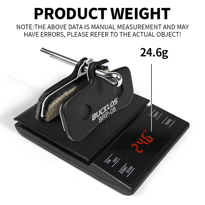 BUCKLOS Resin Disc Brake Pad For SHIMANO D02S Wear-resistant Hydraulic Brake Pads MTB Brake Pads for N03A H03A Cycling Parts