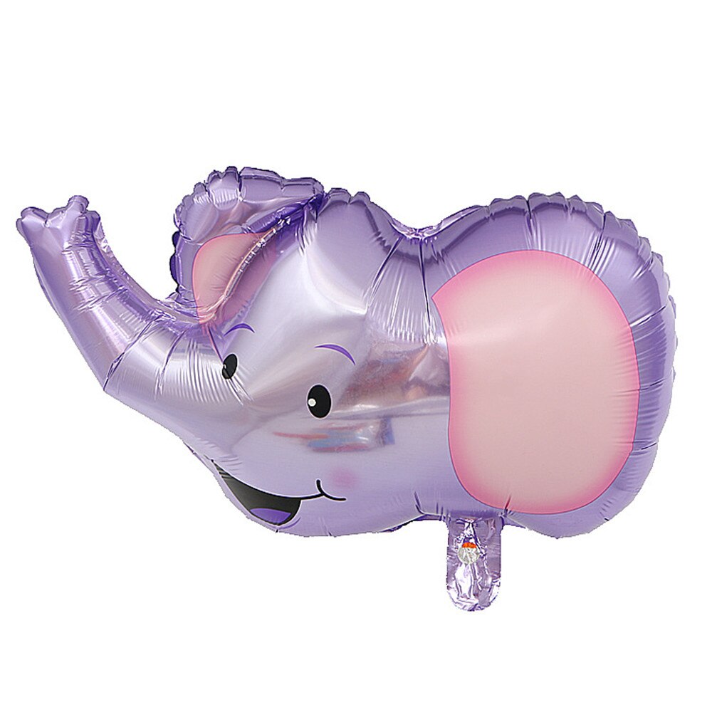 Tecknat djur lejon tiger rådjur kor konfetti ballong flicka pojke grattis på födelsedagen fest helium ballong baby shower festtillbehör