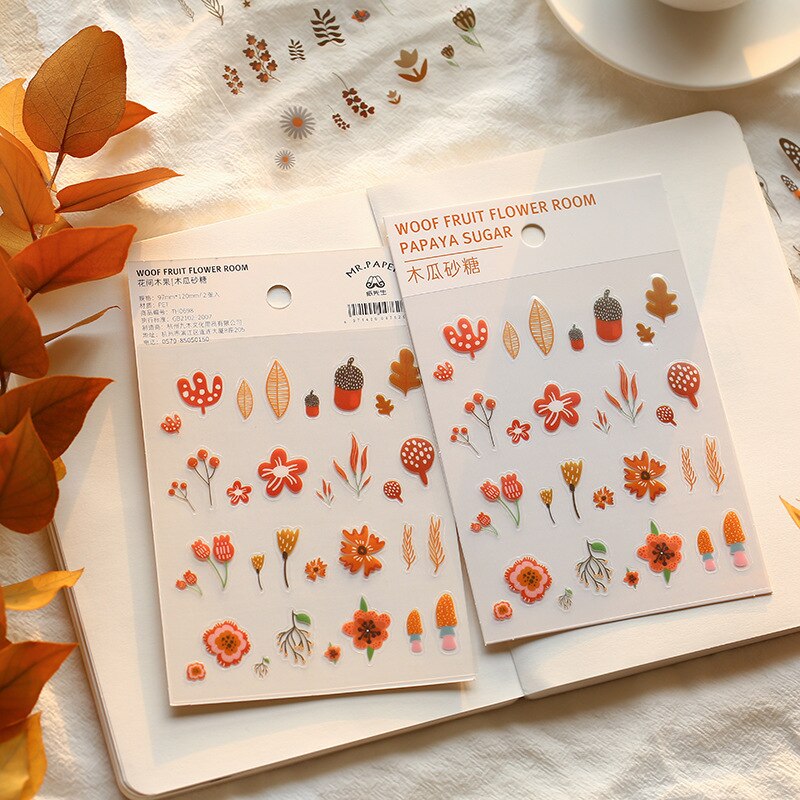 20set/1lot Kawaii Stationery Stickers Fruit tree Diary Decorative Mobile Stickers Scrapbooking DIY Craft Stickers