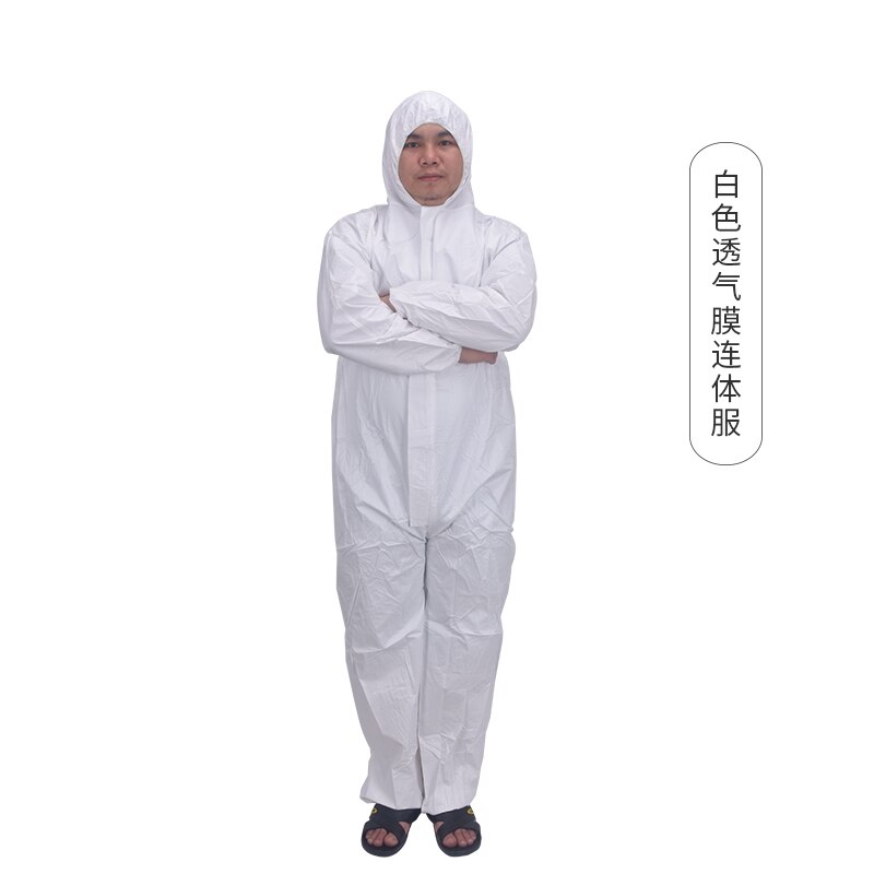 Traje de protección química para el trabajo, uniforme de seguridad, Mono para hombre, ropa de trabajo impermeable, evita el polvo, traje no tejido: A1 / XXL