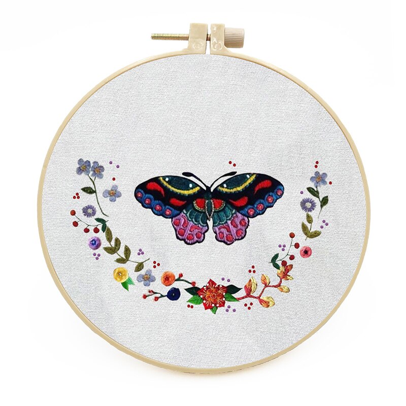 Borduren Met Hoepel Dieren Diy Handwerk Handwerken Voor Beginner Borduurpakketten Schilderen Naaien Lint Arts Home Decor: A