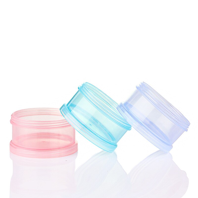 Color four-layer baby milk powder storage box baby feeding food box plastic milk powder container
