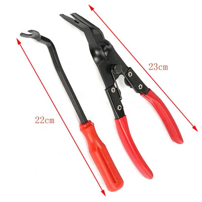 2Pcs/Set Auto Car Door Trim Clip Removal Pliers Dash Panel Moulding Tool Repair Tools