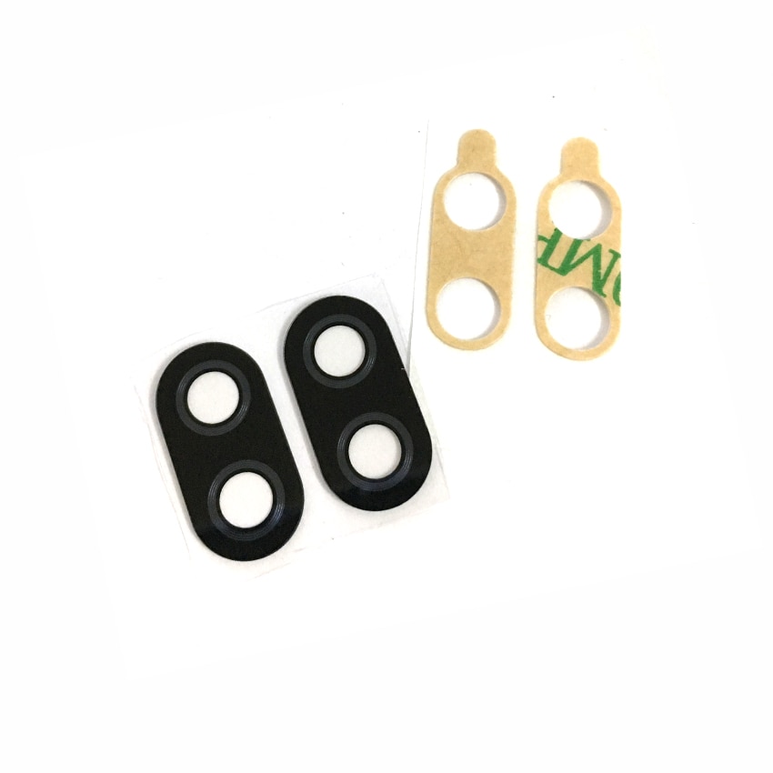 2pcs Voltar Câmera Traseira Tampa Da Lente de Vidro Para Asus Zenfone 4 MAX ZC520KL 5.2 "ZC554KL 5.5" com ahesive Sticker Peças de Reposição