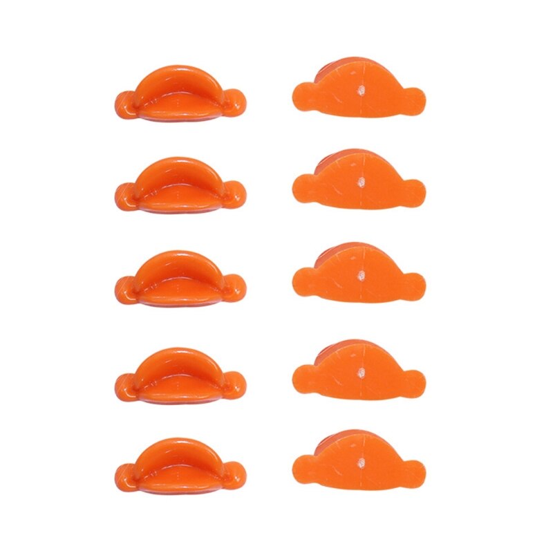 Mini pato desmontable de plástico, Boca de pato, manualidades, interactivo, reemplazo de Nariz de pato, 10 piezas: S