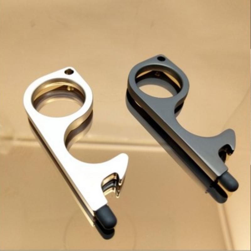 1 pièces sans contact ouvre-porte sans contact porte-clés sans contact porte-clés sans contact Gadget