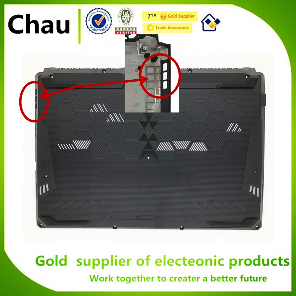 Laptop Palmrest Cover & Bottom Case for Asus FX506 FA506 - PVC Material: D