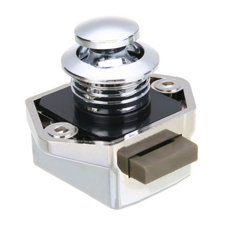 10pcs Car Push Lock Diameter 20mm RV Caravan Boat Motor Home Cabinet Drawer Latch Button Locks For Furniture Hardware