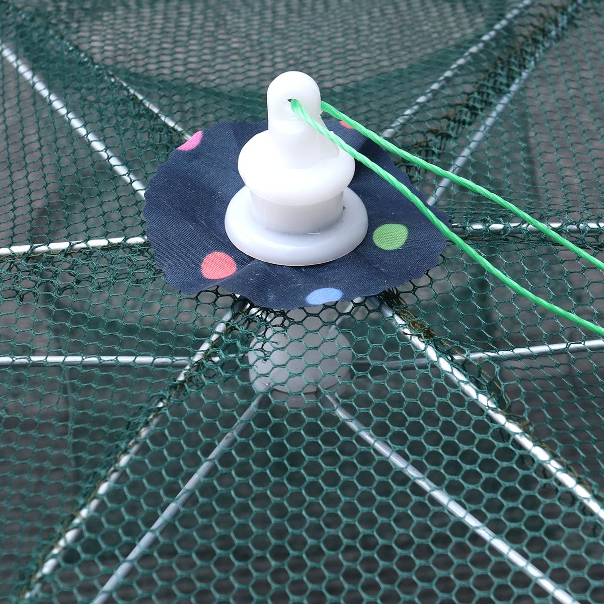 Practical Thickened Fishing Net Bait Cast Mesh Trap Net for Fish Prawn Crayfish