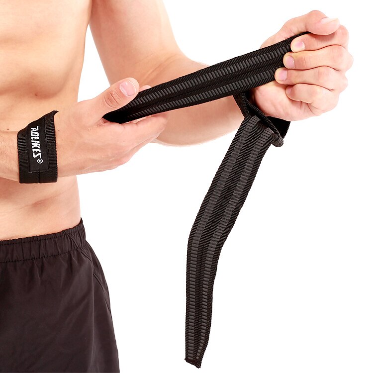 AOLIKES Sport Supporto Per Polso Regolabile Professionale Sollevamento Pesi Bodybuilding Wristband Palestra Cinghia di Protezione Da Polso