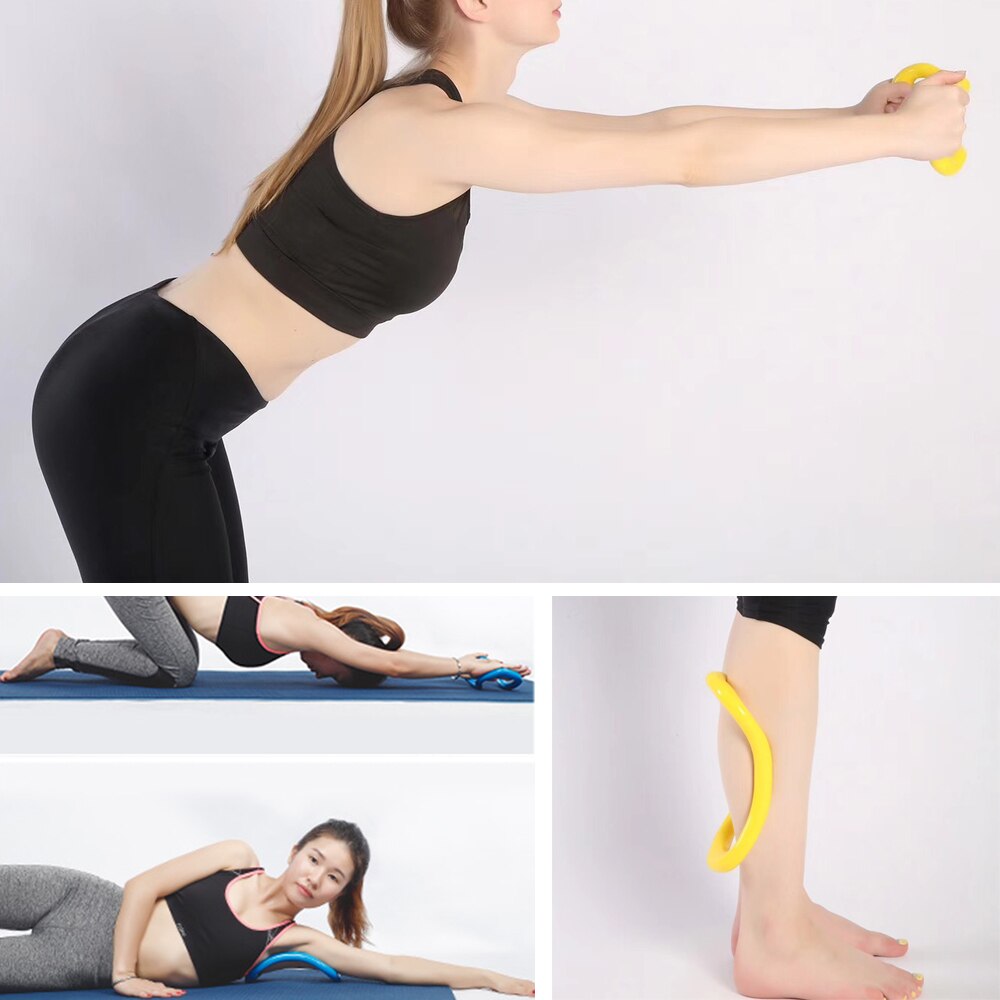 Sfit jooga ympyrä varusteet joogarengas pilates harjoitusrengas fitness ympyrä harjoitus vastus tukityökalu vasikka kotitreeni