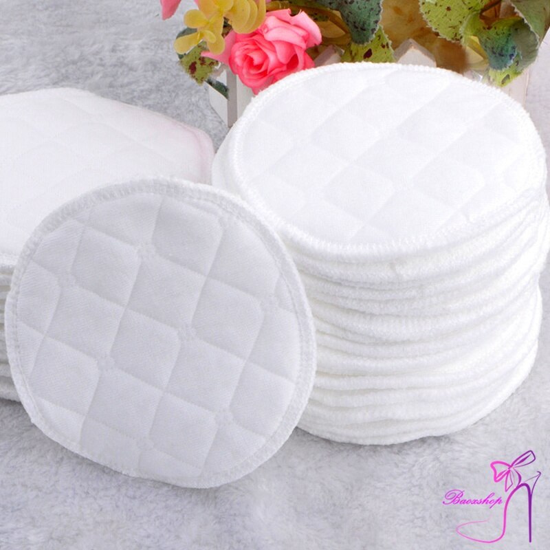 12 Pcs Reusable Breast Feeding Nursing Breast Pads Washable Soft Absorbent Baby Supplies M09